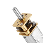 Micro motoriduttore DC 12V 100 RPM con albero 3 mm