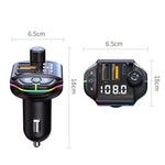 A10 Colorful Atmosphere Light Caricatore per auto trasmettitore FM Bluetooth, A10