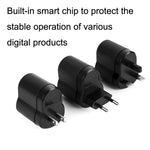 2 PCS Convertitore di alimentazione per auto con presa accendisigari domestica, spina Specifiche:, UK Plug, EU Plug, US Plug
