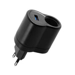 2 PCS Convertitore di alimentazione per auto con presa accendisigari domestica, spina Specifiche:, UK Plug, EU Plug, US Plug