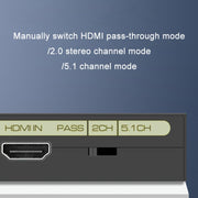 Splitter audio da HDMI a ottico HD 4K
