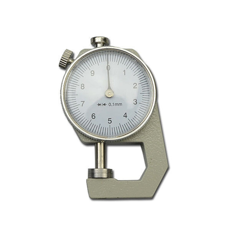 Misuratore spessore carta e cuoio 0-10 mm in metallo