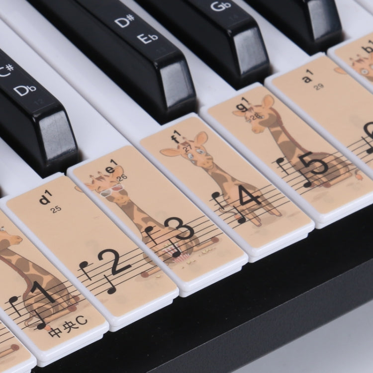 Adesivi tastiera pianoforte M52 per 49-88 tasti