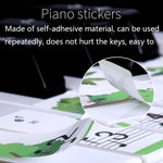 Adesivi tastiera pianoforte M52 per 49-88 tasti