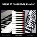 Adesivi tastiera pianoforte M52 per 49-88 tasti