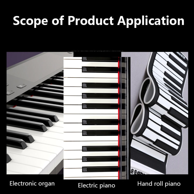 Adesivi tastiera pianoforte M52 per 49-88 tasti