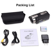 Fotocamera digitale pieghevole 1080P 24MP, US Plug, EU Plug, UK Plug, AU Plug, Remote Control Model, Touch Screen Model
