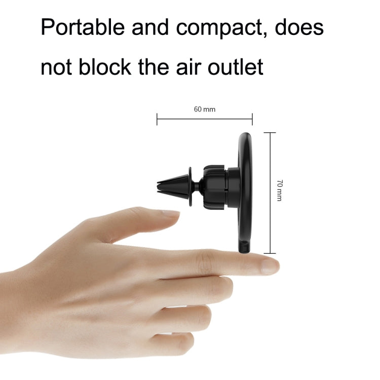 Supporto di rotazione a 360 gradi per auto con stick di ricarica wireless per Apple MagSafe, K74, K76, K77, K78, K710