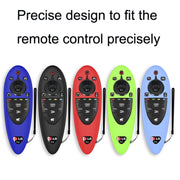 Custodia protettiva in silicone antipolvere per telecomando da 2 pezzi per telecomando LG AN-MR500, Black, Blue, Red, Night Light Blue, Night Light Green