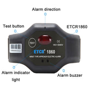 ETCR Penna di test per elettricista di allarme ad alta tensione senza contatto, modello:, ETCR1860 For Wrist, ETCR1860C For Wrist, ETCR1880 For Helmet, ETCR1880C For Helmet, ETCR1870 For Arm, ETCR1870C For Arm