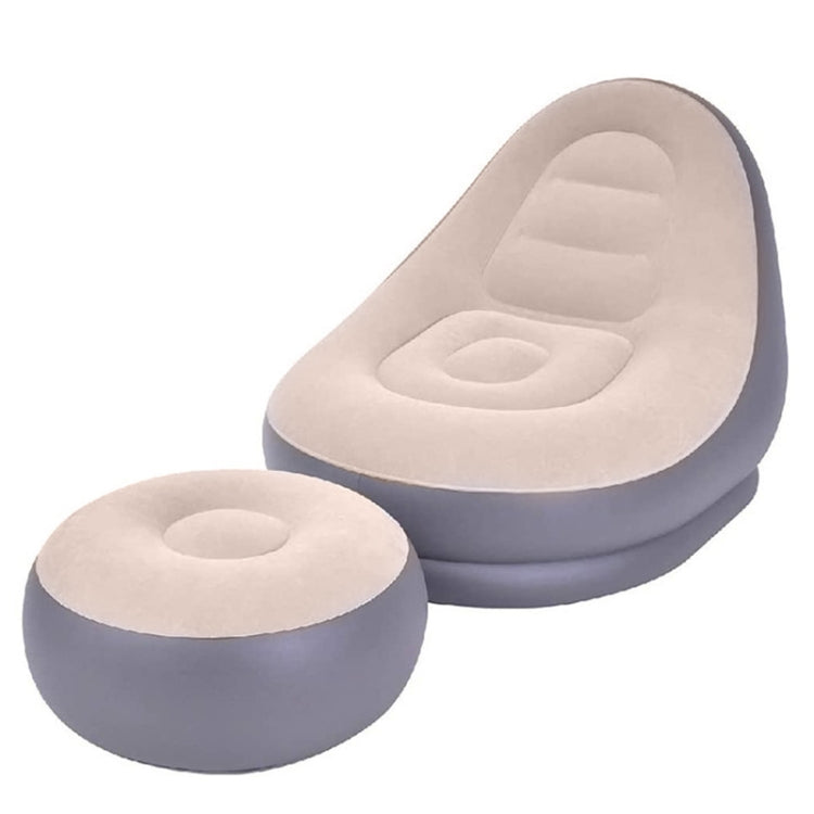 Divano pigro gonfiabile per pausa pranzo 92x105x36 cm