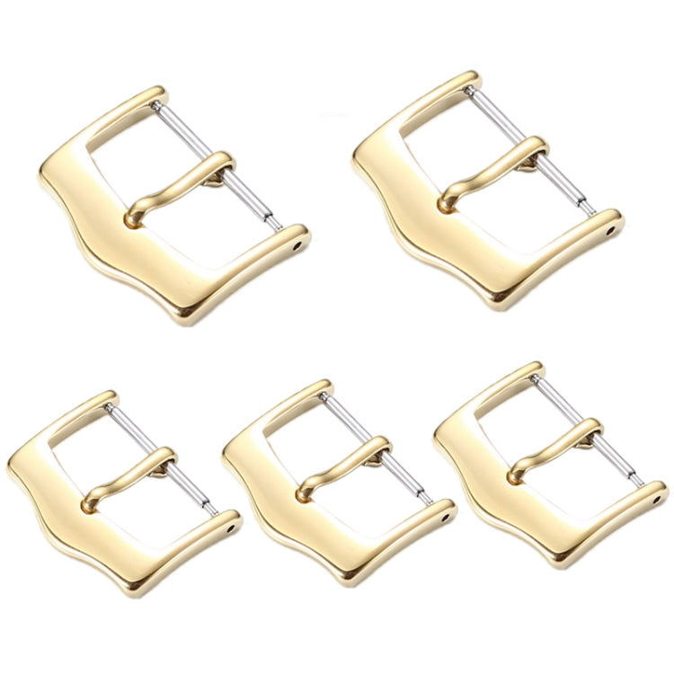Accessori per orologio con fibbia ad ardiglione in acciaio inossidabile placcato IP da 10 pezzi, Silver 12mm, Silver 14mm, Silver 16mm, Silver 18mm, Silver 20mm, Rose Gold 12mm, Rose Gold 14mm, Rose Gold 16mm, Rose Gold 18mm, Rose Gold 20mm            ...