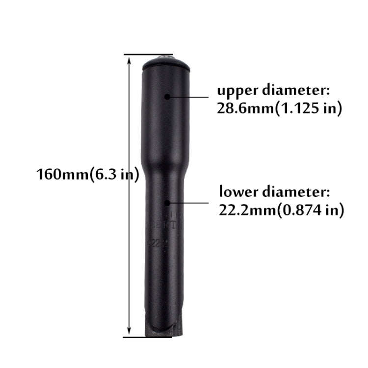 FMFXTR Attacco manubrio forcella anteriore per bici da strada Modificato aumento di altezza Manubrio Riser, 22.2mm Black, 25.4mm Black, 22.2mm Silver, 25.4mm Silver