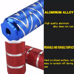 FMFXTR Sedile posteriore per bicicletta Pedale posteriore posteriore universale, Red Large Hole Long, Red Small Hole Short, Blue Large Hole Long, Blue Small Hole Short, Green Small Hole Short, Black Large Hole Long, Black Small Hole Short