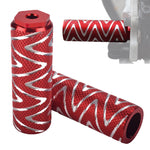 FMFXTR Sedile posteriore per bicicletta Pedale posteriore posteriore universale, Red Large Hole Long, Red Small Hole Short, Blue Large Hole Long, Blue Small Hole Short, Green Small Hole Short, Black Large Hole Long, Black Small Hole Short