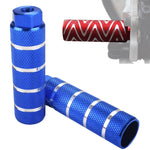 FMFXTR Sedile posteriore per bicicletta Pedale posteriore posteriore universale, Red Large Hole Long, Red Small Hole Short, Blue Large Hole Long, Blue Small Hole Short, Green Small Hole Short, Black Large Hole Long, Black Small Hole Short