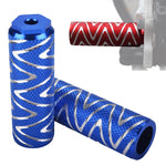 FMFXTR Sedile posteriore per bicicletta Pedale posteriore posteriore universale, Red Large Hole Long, Red Small Hole Short, Blue Large Hole Long, Blue Small Hole Short, Green Small Hole Short, Black Large Hole Long, Black Small Hole Short