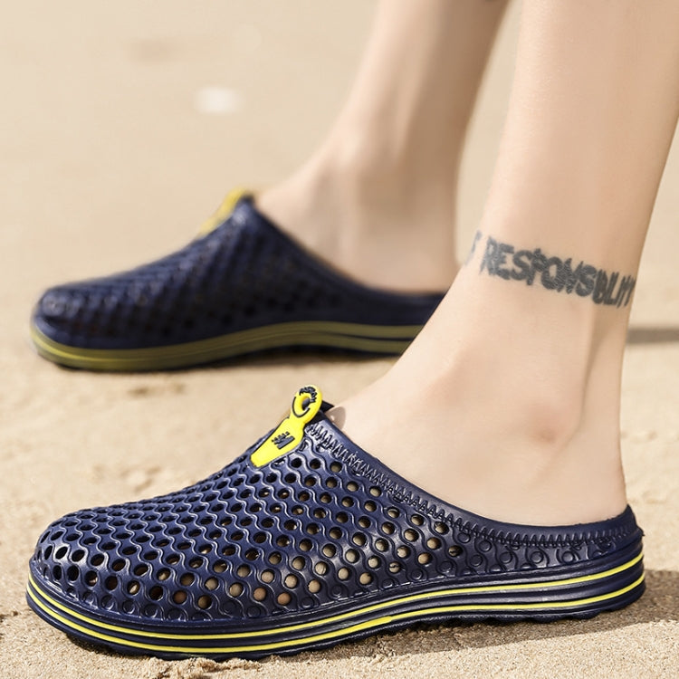 X902 Summer Beach Shoes Antiscivolo Flip Llops Coppia Pantofole Uomo Hole Shoes, 36, 37, 38, 39, 40, 41, 42, 43, 44, 45