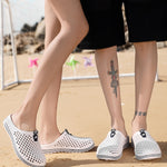 X902 Summer Beach Shoes Antiscivolo Flip Llops Coppia Pantofole Uomo Hole Shoes, 36, 37, 38, 39, 40, 41, 42, 43, 44, 45