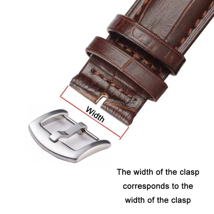 Set 3 fibbie in acciaio inossidabile 316L per orologio
