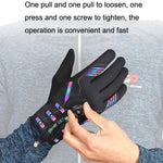 WEST BIKING Guanti da ciclismo autobloccanti traspiranti a dita lunghe con fibbia, M, L, XL, 2XL