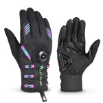 WEST BIKING Guanti da ciclismo autobloccanti traspiranti a dita lunghe con fibbia, M, L, XL, 2XL