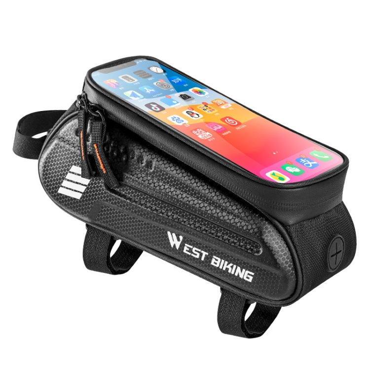 WEST BIKING Borsa da sella per telefono cellulare con guscio rigido per bicicletta Borsa da sella per touch screen