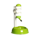 Dispenser automatico d'acqua per animali domestici antiscivolo e a prova di perdite, Green, Wine Red, Rose Red, Blue