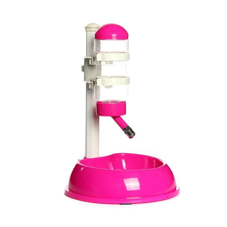 Dispenser automatico d'acqua per animali domestici antiscivolo e a prova di perdite, Green, Wine Red, Rose Red, Blue