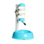 Dispenser automatico d'acqua per animali domestici antiscivolo e a prova di perdite, Green, Wine Red, Rose Red, Blue