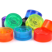 10 PCS JT1808 Tappo pedale sintonizzatore per chitarra elettrica, Yellow, Red, Purple, Green, Orange, Deep Blue, Light Blue, Black