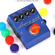 10 PCS JT1808 Tappo pedale sintonizzatore per chitarra elettrica, Yellow, Red, Purple, Green, Orange, Deep Blue, Light Blue, Black