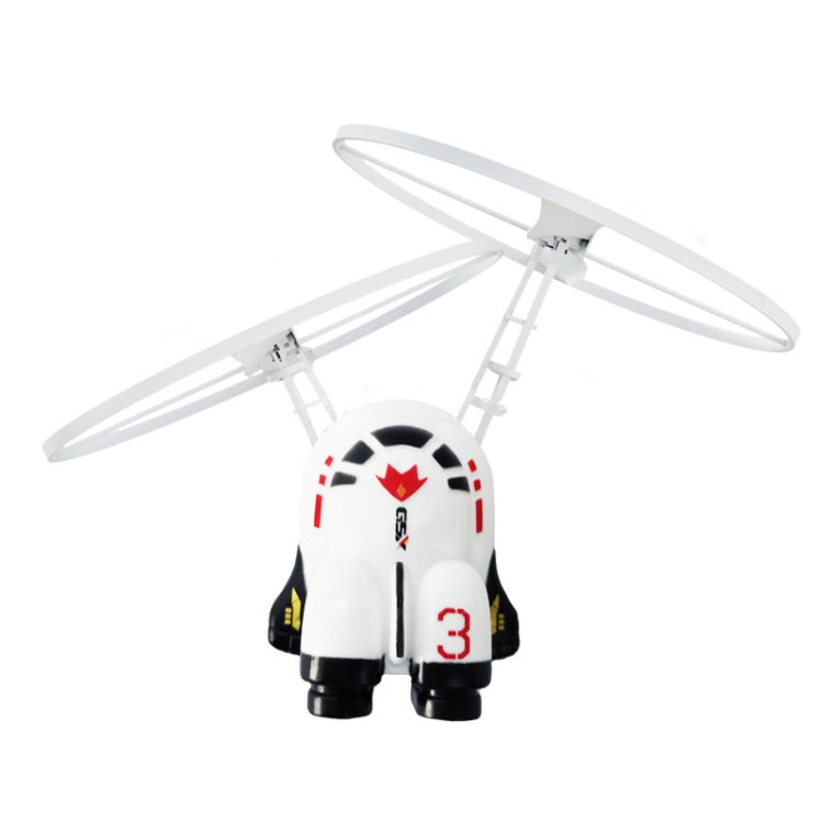 Giocattolo luminoso del robot della girobussola degli aerei dell'uomo d'acciaio di induzione per i bambini, Blue Astronauts, Pink Astronaut, White Astronauts, Cosmic Spacecraft, Cosmic Explorer
