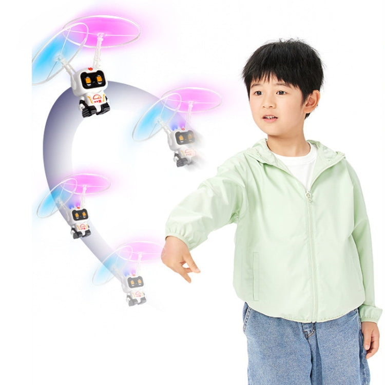 Giocattolo luminoso del robot della girobussola degli aerei dell'uomo d'acciaio di induzione per i bambini, Blue Astronauts, Pink Astronaut, White Astronauts, Cosmic Spacecraft, Cosmic Explorer