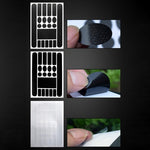 6 PCS FMFXTR Pellicola protettiva per forcella anteriore con adesivo per catena di protezione per biciclette, Carbon Fiber, Matt Color, Transparent