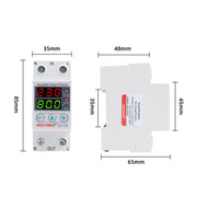 SINOTIMER SVP-916 Protezione da sovratensione e sottotensione regolabile con ripristino automatico, corrente:, 40A, 63A, 80A