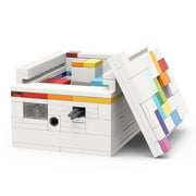 BuildMoc Scatola di decrittazione per giocattoli a blocchi ad incastro Rainbow Road, BuildMoc Interlocking Block