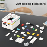 BuildMoc Scatola di decrittazione per giocattoli a blocchi ad incastro Rainbow Road, BuildMoc Interlocking Block
