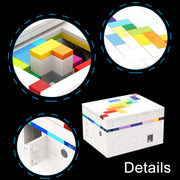BuildMoc Scatola di decrittazione per giocattoli a blocchi ad incastro Rainbow Road, BuildMoc Interlocking Block
