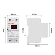 SINOTIMER 220V LED Digital Display Ritardo Ripristino automatico Protezione da sottotensione, SVP-60L
