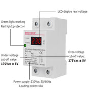 SINOTIMER 220V LED Digital Display Ritardo Ripristino automatico Protezione da sottotensione, SVP-60L