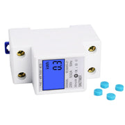 DDS528L Display retroilluminato Contatore di energia ferroviario monofase domestico 5-32A, 230V 50Hz Backlight Display, 110V 60Hz Backlight Display