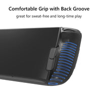 Custodia in silicone per console di gioco PGTECH con particelle antiscivolo per Steam Deck, Black
