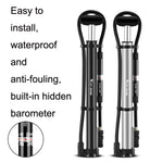 WEST BIKING YP0711122 Pompa portatile ad alta pressione per bicicletta, WEST BIKING YP0711122(Black), WEST BIKING YP0711122(Silver)