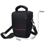 Byk-1683 Borsa fotografica triangolare impermeabile e resistente all'usura, Red, Yellow