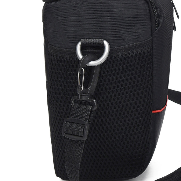 Byk-1683 Borsa fotografica triangolare impermeabile e resistente all'usura, Red, Yellow