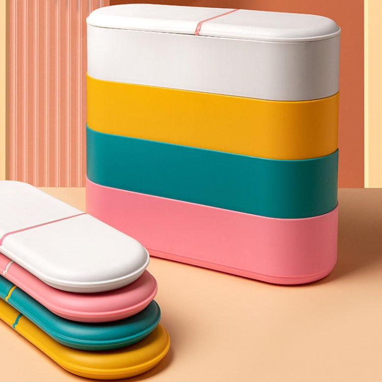 Scatola di immagazzinaggio della batteria per uso domestico Scatola dell'organizzatore di immagazzinaggio del caricatore del cavo dati, Pink Single Layer, Blue Single Layer, Yellow Single Layer, Gray White Single Layer, Pink Double Layer               ...