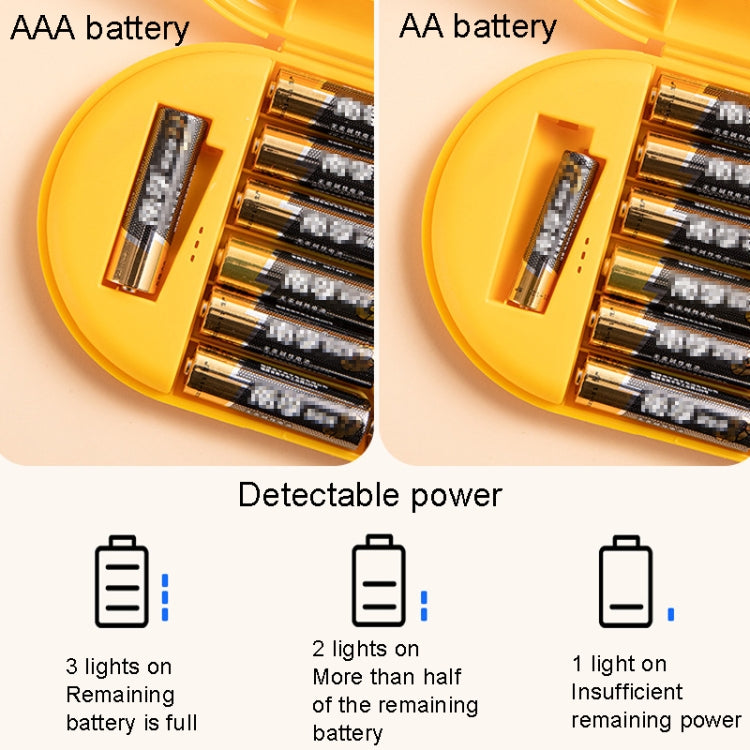 Scatola di immagazzinaggio della batteria per uso domestico Scatola dell'organizzatore di immagazzinaggio del caricatore del cavo dati, Pink Single Layer, Blue Single Layer, Yellow Single Layer, Gray White Single Layer, Pink Double Layer               ...