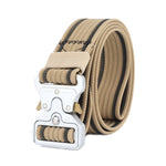 Cintura in nylon intrecciato con fibbia a sgancio rapido, Green, Khaki, Black, Grey, Black Red Edge, Black Blue Edge, Dark Royal Blue, Wolf Brown