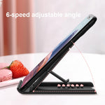 Staffa pieghevole multi-velocità per smartphone e notebook